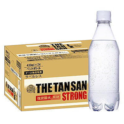 他サイト： 【強炭酸】コカ・コーラ カナダドライ ザ・タンサン ストロング ラベルレス 430ml ×24本の商品画像
