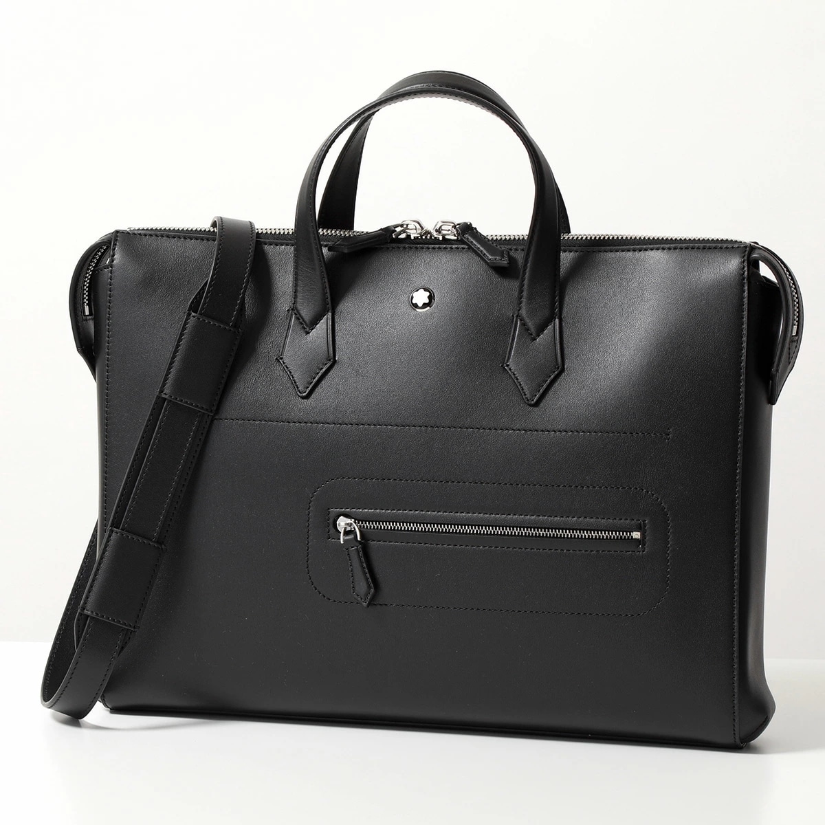 MONTBLANC モンブラン ショルダーバッグ DocumentCase ドキュメントケース 130043 メンズ ハンドバッグ マイスターシュテュック レザー 鞄 Black