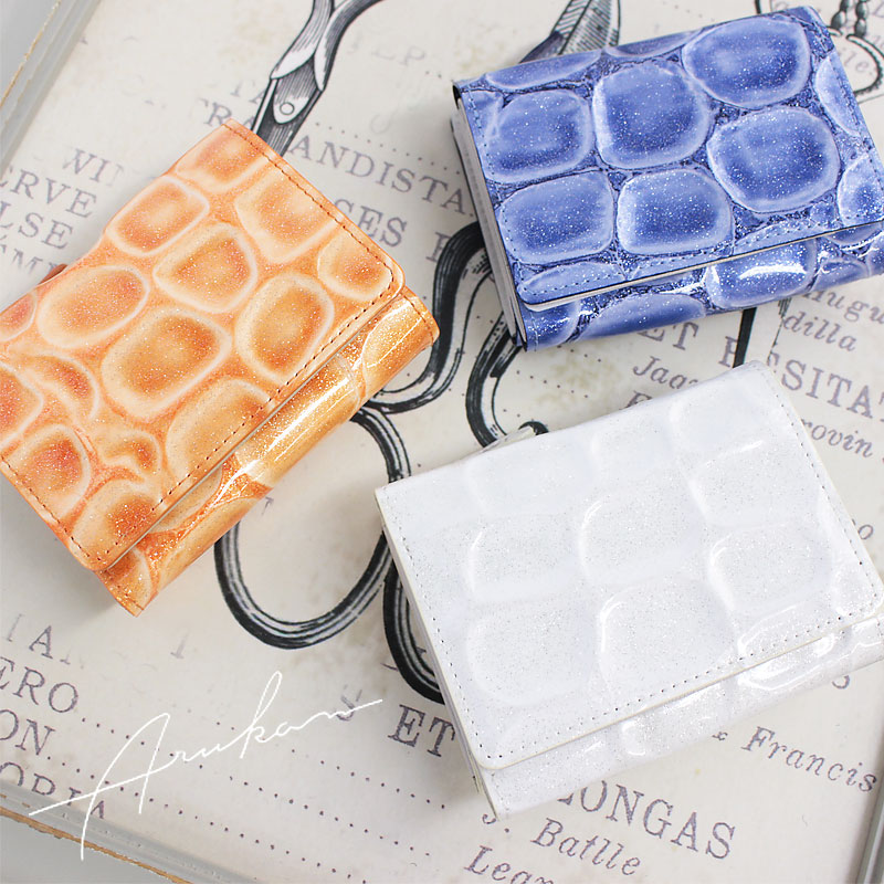 【処分価格】三つ折り札入れ 三つ折り財布 グランコッコ 1211631 1211-631