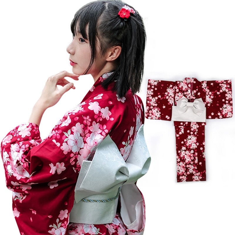 浴衣 レディース 4点セット レトロ 兵児帯 腰紐 飾り紐 ゆかた 花火 祭り 大人 セット 女性 フェス 浴衣帯 ショッピング 食べ歩き ゆかた 簡単 yukata003