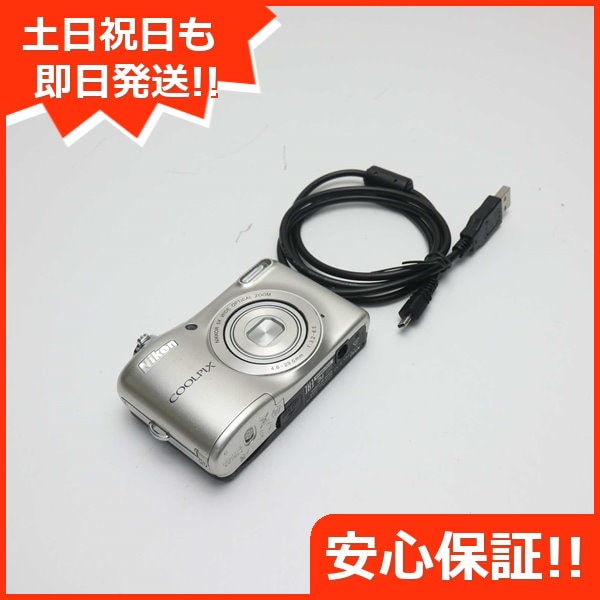 Qoo10] ニコン 超美品 COOLPIX L32 シルバー