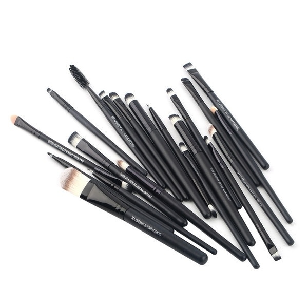 20pcs Set Eye Shadow Foundation Eyeliner Eyebrow Lip 全国一律送料無料 Kits Brush Brushes Makeup Cosmetics Tools 2021高い素材 B