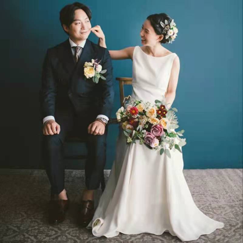 ウェディングドレス 白 花嫁 結婚式 ドレス パーティードレス ワンピースブライダルロングドレス 前撮り用 礼服 レディース おしゃれ 二次会 花嫁 新婦 演奏会 女子会 成人式 卒業式 8,809円