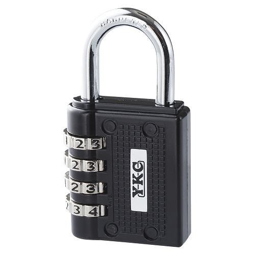 （まとめ買い）ＹＫＣ フリーダイヤル錠 ブラック 120-40-B 00008316 [x3]