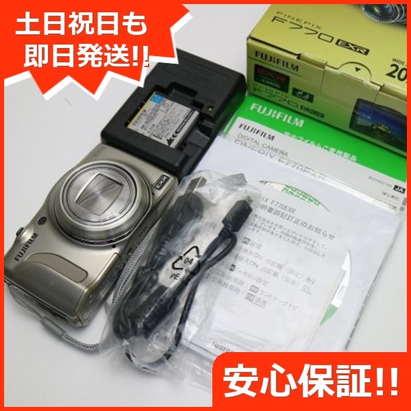 超美品 FinePix F770EXR ゴールド デジカメ FUJIFILM 178