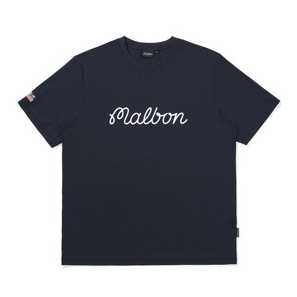 [マルボン公式] M アメリカンフラッグ ラウンドTシャツ NAVY (MAN)