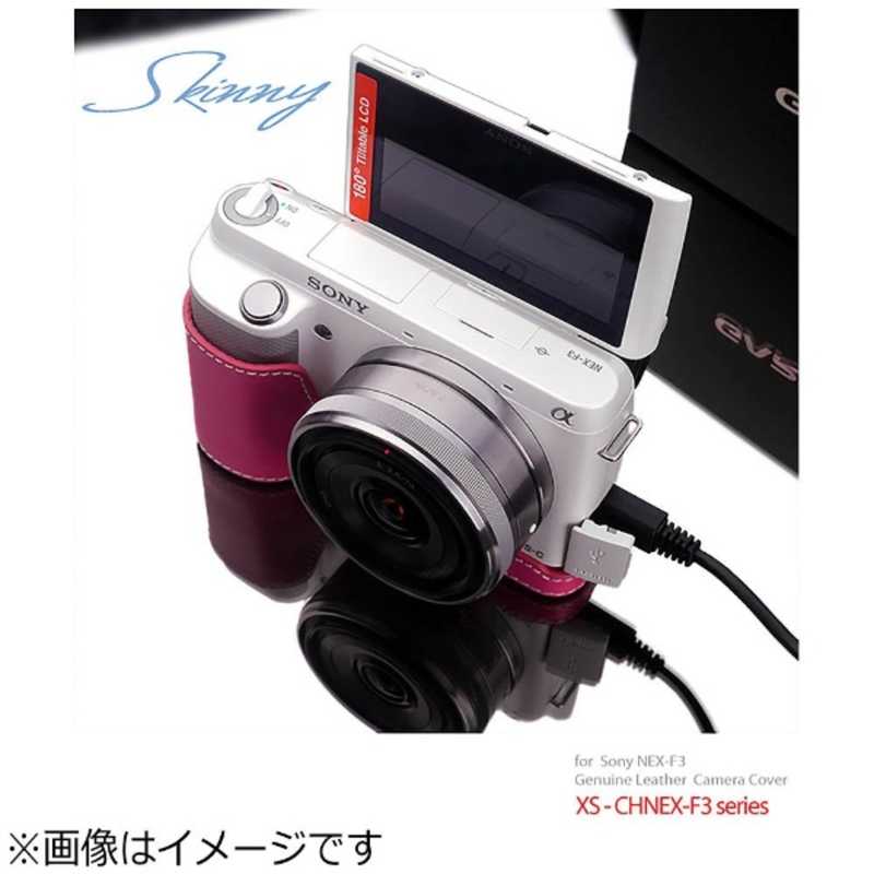GARIZ　カメラハーフケース ソニー α NEX-F3用(ピンク)　XS‐CHNEXF3P
