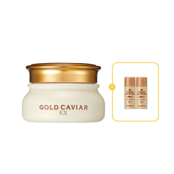 ゴールド キャビア イーエックス クリーム（贈呈:ゴールド キャビア イーエックス トナー 8ml / ゴールドキャビア イーエックス エマルジョン 8ml）