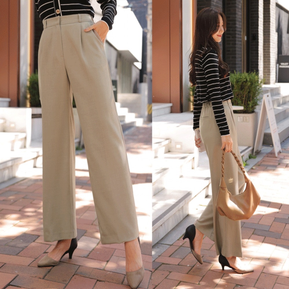 クリック&ファニーハイクオリティムードワイドスラックス [SMLサイズ]