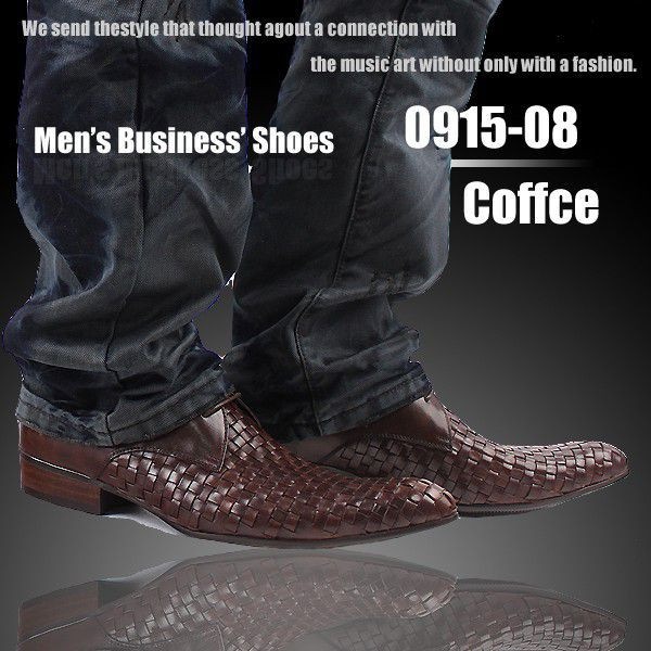 ビジネスシューズ 本革 カジュアルシューズ コンビ メッシュ 通気性 濃茶 コーヒー 0915-08cof