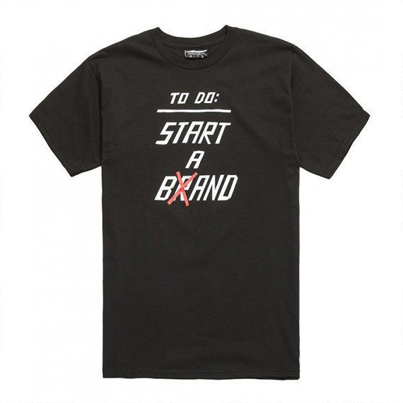 THE HUNDREDS START A BRAND TEE BLACK 半袖 Tシャツ