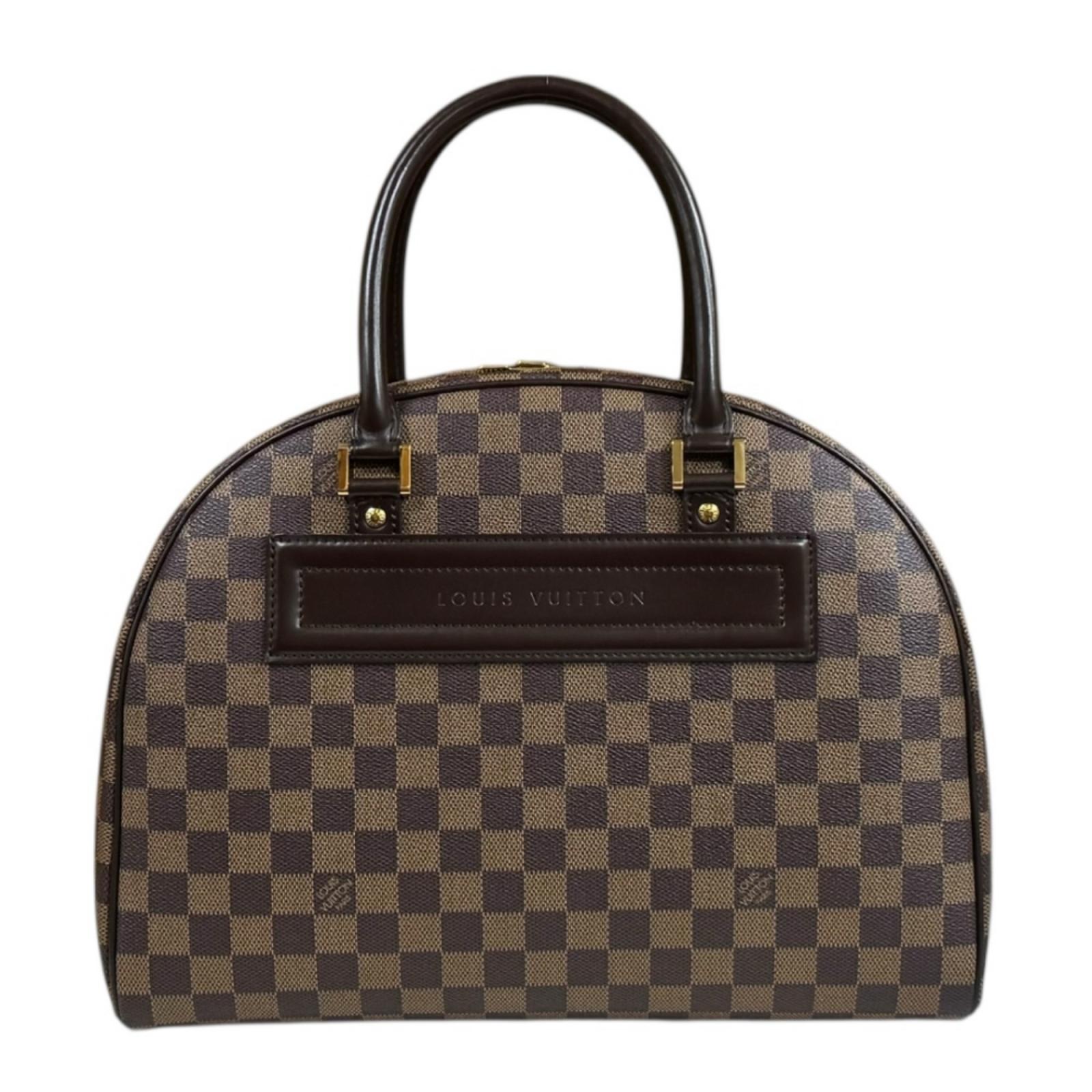 ルイヴィトン ノリータ ダミエ ハンドバッグ ダミエキャンバス N41455 ブラウン LOUIS VUITTON 中古 美品