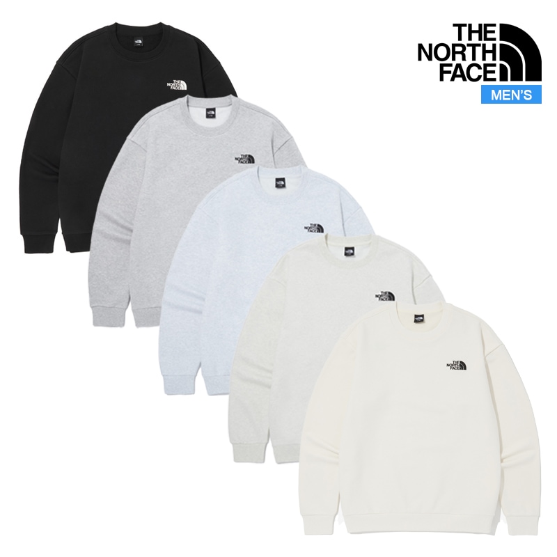 メンズ デイリー スウェットシャツ NM5MQ05 男性 スウェット トレーナー 長袖 ニット セーター カットソー Tシャツ ロンT トップス 楽チン ゆったり 韓国 ファッション