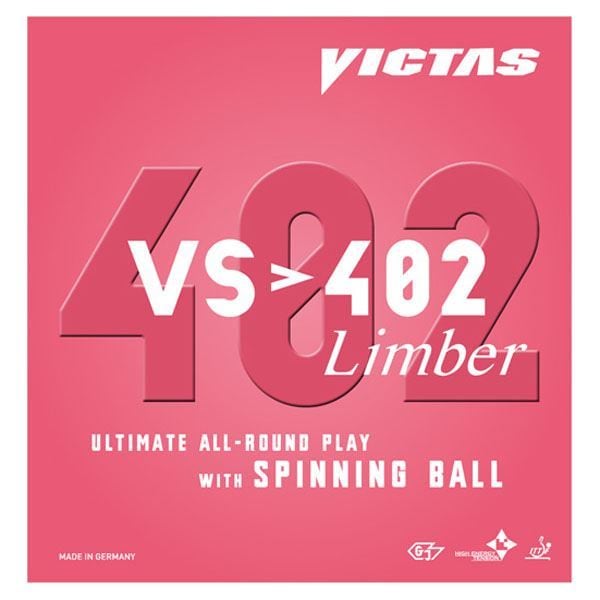 ヤマト卓球 VICTAS(ヴィクタス) 裏ソフトラバー VS402 リンバー 020391 レッド 1.8