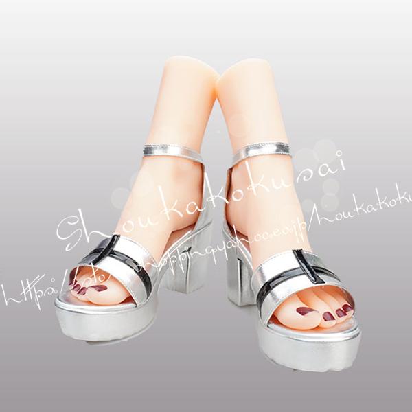 コスプレブーツ バーチャルYouTuber 風 VTuber 彩虹社 健屋花那 道具小物 靴 cosplay 仮装 変装 コスチューム-517