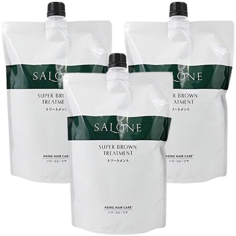 3個セット パシフィックプロダクツ サローネ スーパー ブラウン トリートメント 800g 詰替え用 レフィル エイジングケアトリートメント