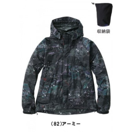 桑和 7682-70 レインパーカー 4Lサイズ アーミー(82) G.G.