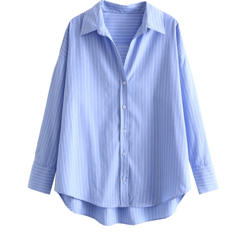 レディース トップス シャツ ブラウス 前開き Yシャツ 長袖 襟付き ワイド ボタン 薄手 かわいい 大人可愛い きれいめ シンプル カジュアル 上品 おしゃれ かっこいい レトロ こなれ感 ラフ