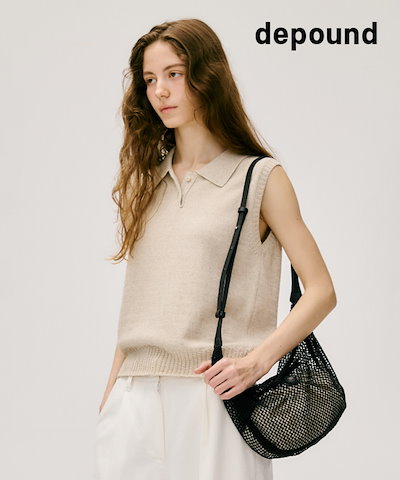 25SS新作☆ショルダーバッグ【depound】AIRY NET BAG☆2色