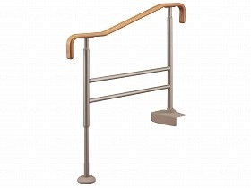 アロン化成 上がりかまち用手すりSM-950 ライトブラウン L 531064