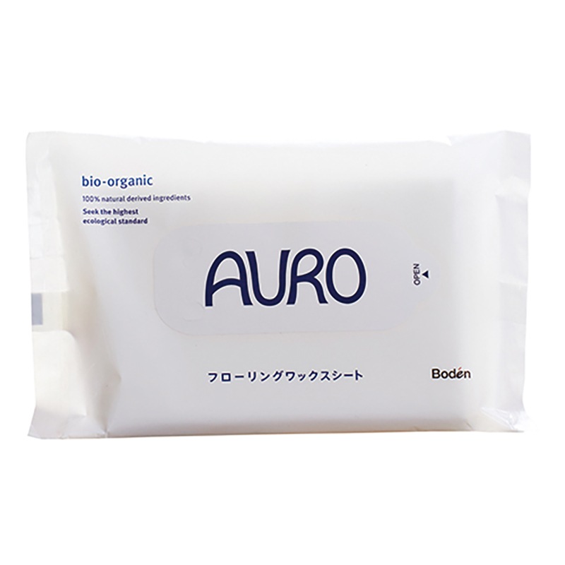 【AURO】アウロ フローリングワックスシート ウェットタイプ 100枚入 （10枚×10個）