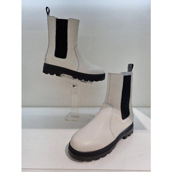 女性用 楽ちん セミカジュアル コンバットブーツ ヒール4cm YACWBM618 (P002944348)