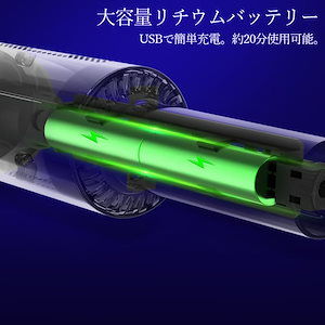 ハンディクリーナー コードレス 充電式 軽量 ミニ 吸引力 車内用 USB 充電 掃除機