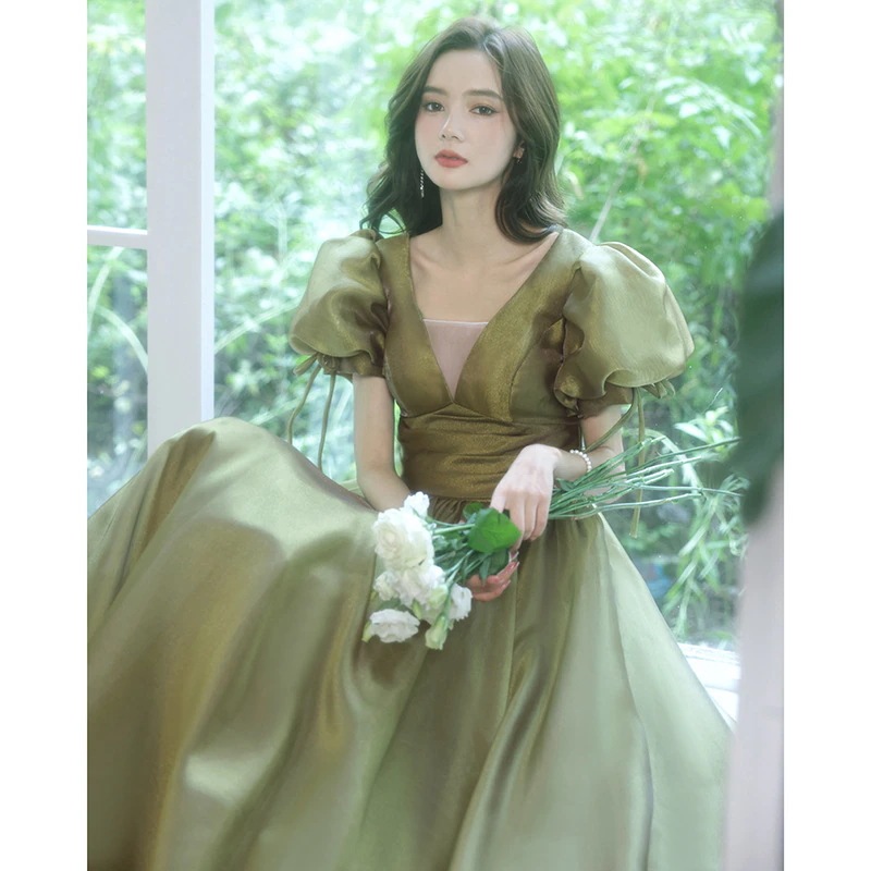 ウエディング パーティードレス ミモレ丈 結婚式 ワンピース 服装 大きいサイズ 大人 上品 女性 30代40代フォーマル 成人式 食事会 二次会 披露宴 卒業式 上品-918