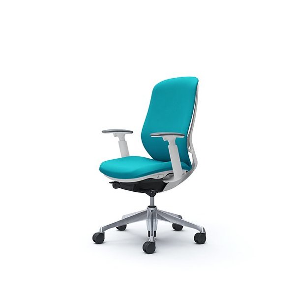 オカムラ シルフィー 可動肘 背クッション ハイ C687BWFSG6 ブルーグリーン [オフィスチェア]