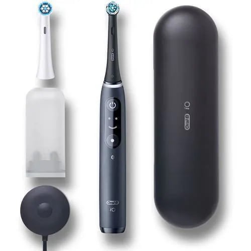 ブラウン iOM72J22BDBK-W オーラルB 電動歯ブラシ iO7 ブラックオニキス 歯ブラシハンドル 1本 ブラシヘッド 1本 Oral-B