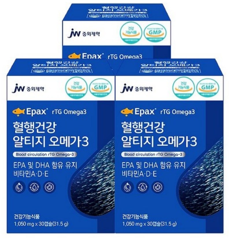 JW中外製薬 血行健康 rTGアルテッジオメガ3 30錠 3個