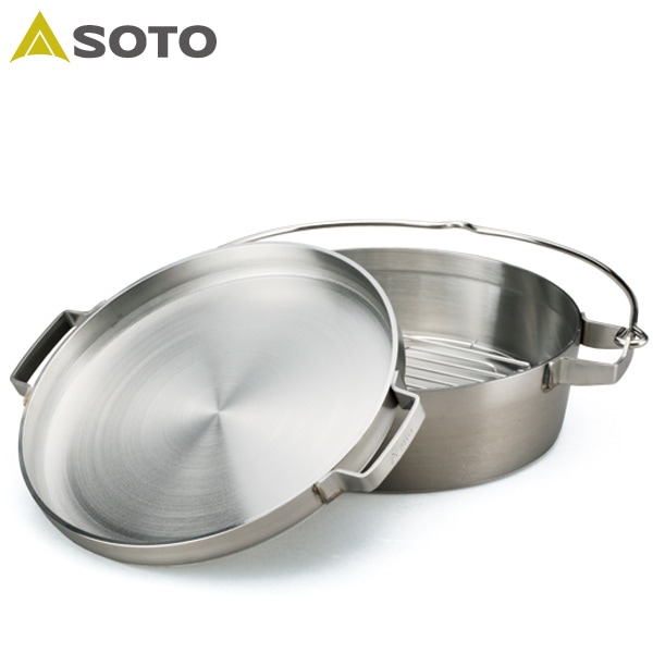 SOTO ソト ST910HF ステンレスダッチオーブン 10インチハーフ ST-910HF バーベキュー アウトドア キャンプ