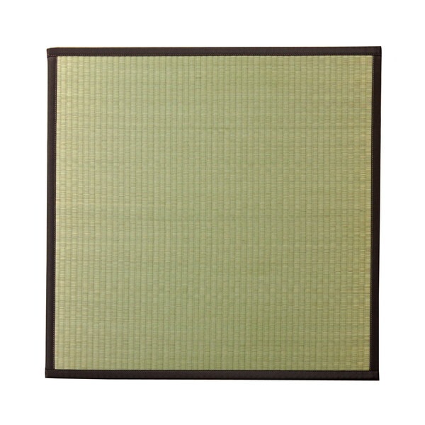 1110231060329 置き畳 半畳 国産 い草 簡単 和室 ブラウン 約82×82cm 12枚組 メーカー直送