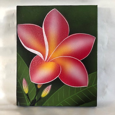 Qoo10] プルメリア 絵画 ハワイアン リゾート : 家具・インテリア
