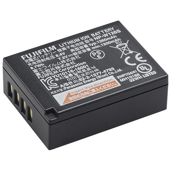 富士フイルム F NP-W126S 充電式バッテリー「NP-W126S」 FNPW126S 6,890円