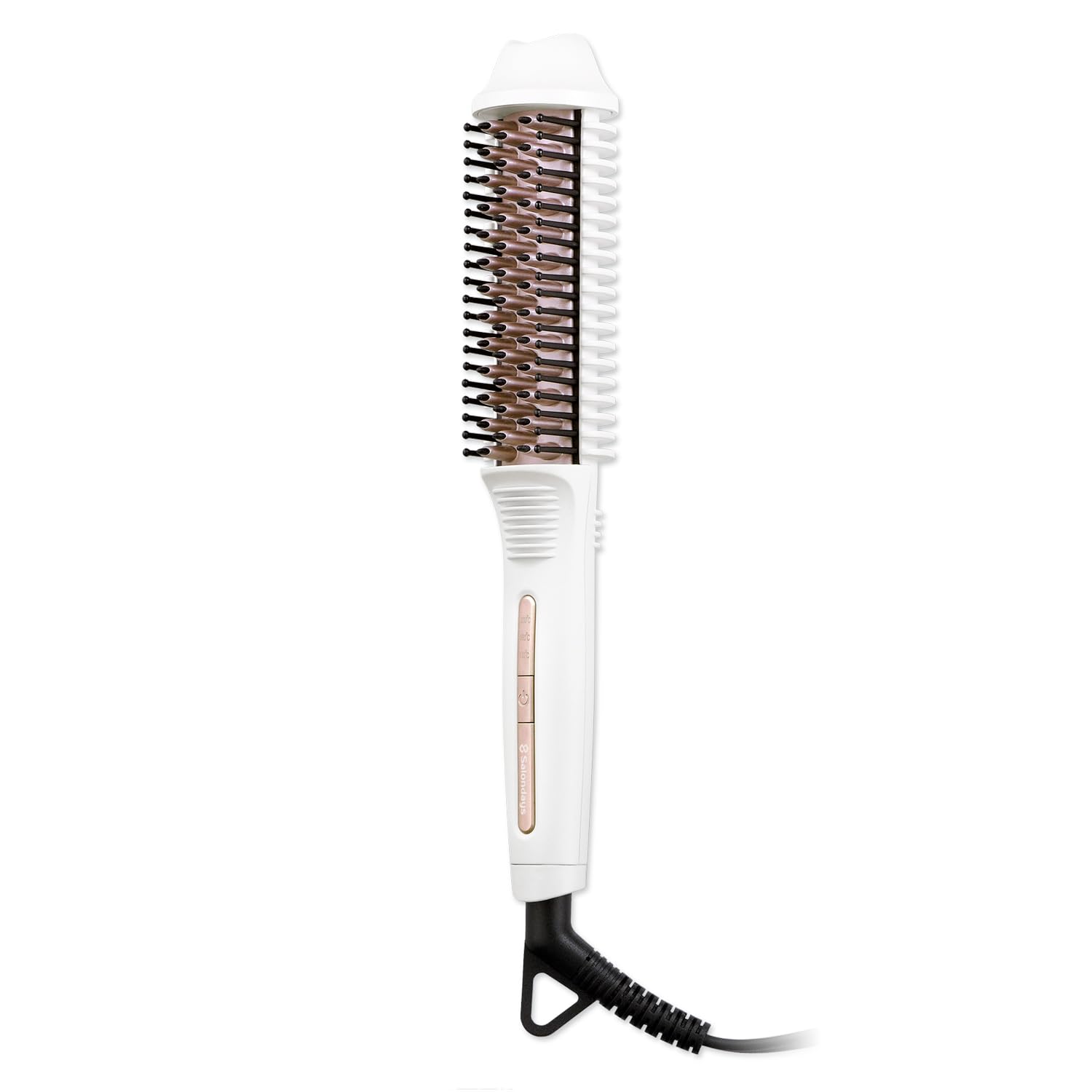 Onedam ワンダム ヘアブラシアイロン ヒートブラシ ミニ ストレート カール 2WAY 32mm相当 持ち運び くるくる 簡単 時短 やけど防止 200℃ CBI-101