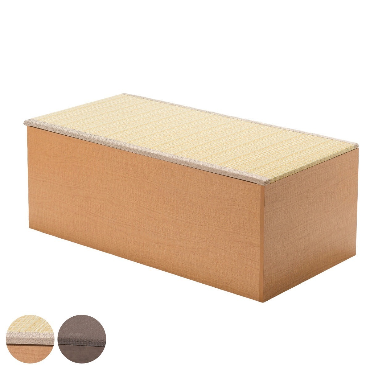 樹脂畳ユニット ハイタイプ 幅120x奥行60x高さ45cm 収納付ベンチ 畳 小上がり 収納 ベンチ 収納ボックス 掘りごたつ 和モダン 和風 シンプル 15,246円