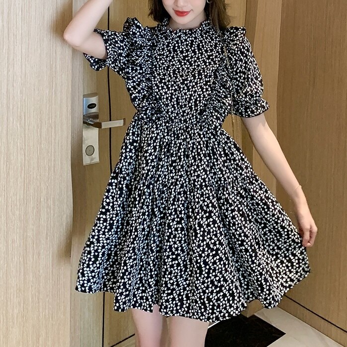 ワンピース 半袖 春 夏 きれいめ カジュアル かわいい フォーマル aライン シャツワンピース Aライン フレア ティアード ワンピドレス ミニ ミニ丈 ショート ショート丈 五分袖 ぽわん袖 フリ