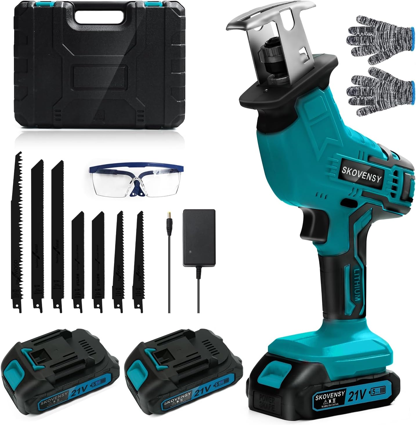 電動ノコギリ レシプロソー 2個バッテリ ノコギリ のこぎり 電動カッター 充電式レシプロソー WFJ-LANSE