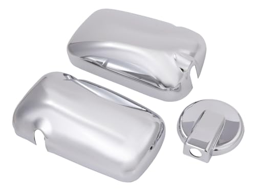 日野 エアループ デュトロ メッキ ミラーカバー セット アンダーカバー サイドミラー 140φ H23.7～ クローム ミラー カバー トヨタ ダイナ 社外品