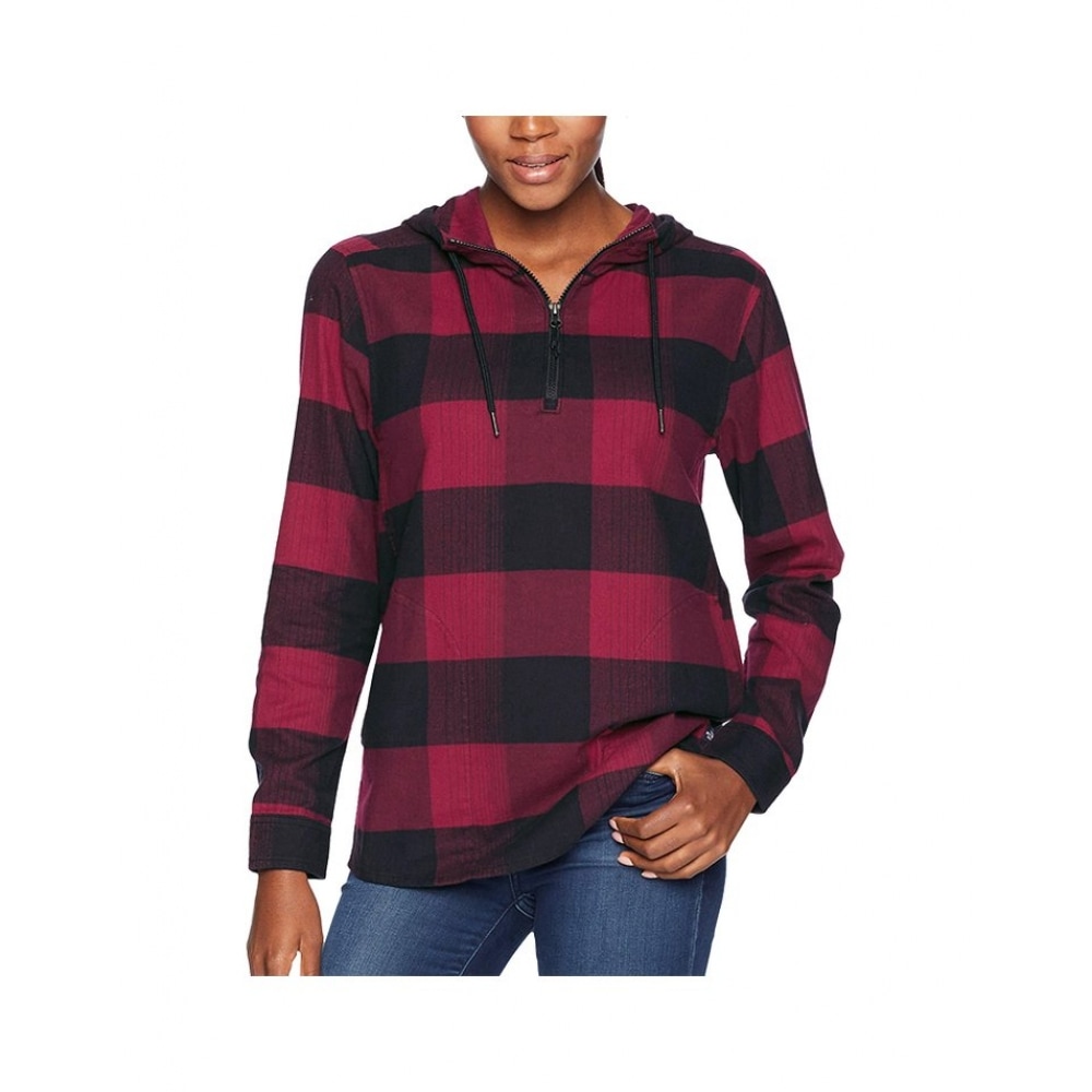 North Face レディースネックラインパーカーロングスリーブ