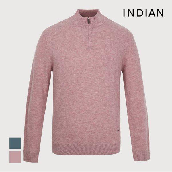 [INDIAN] ウールソリッドハーフジップアップ_MITBH4WB106