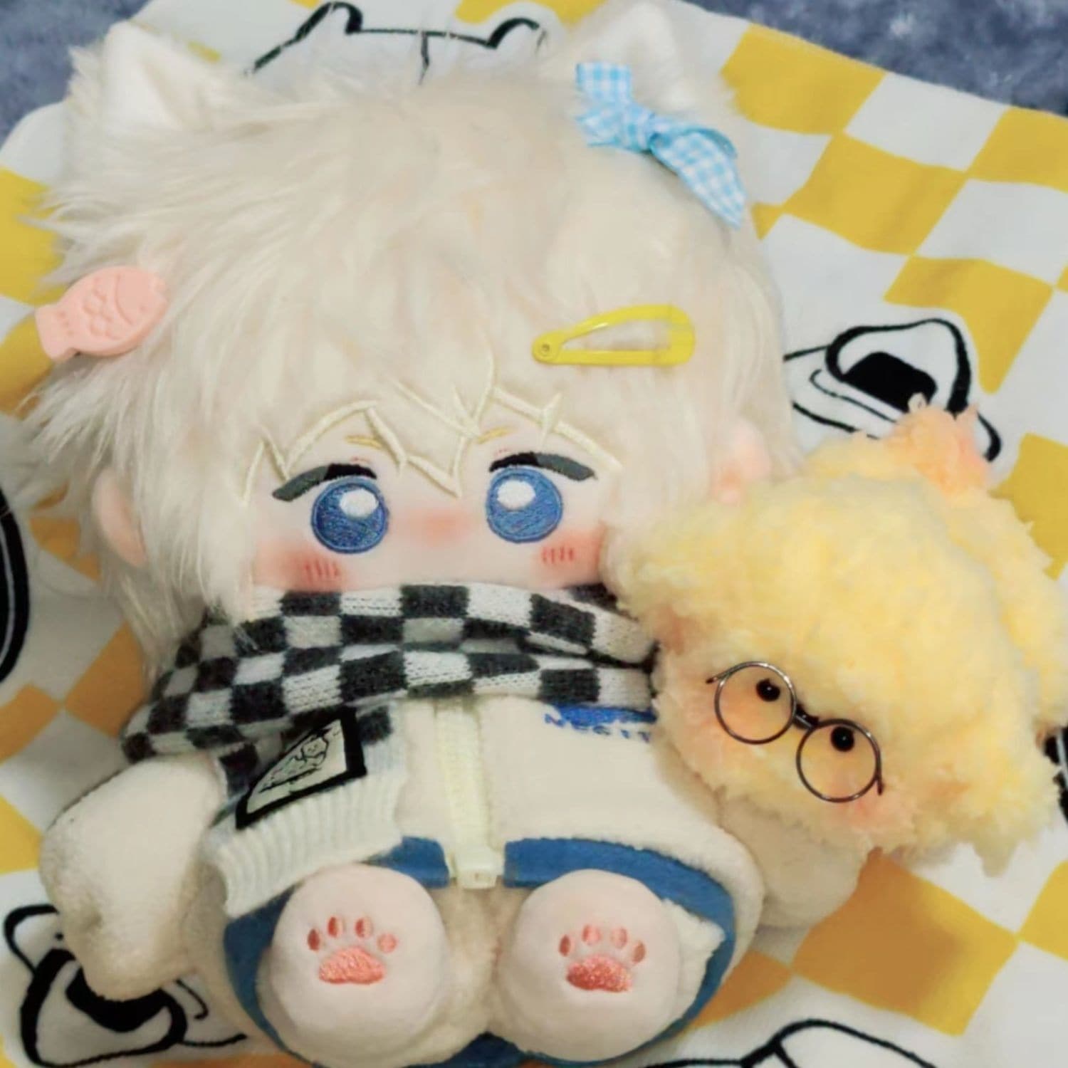 終わりのセラフ 百夜ミカエル ぬいぐるみcm 着せ替え可能 可愛い属性付き 骨格子入り 女性向けギフト