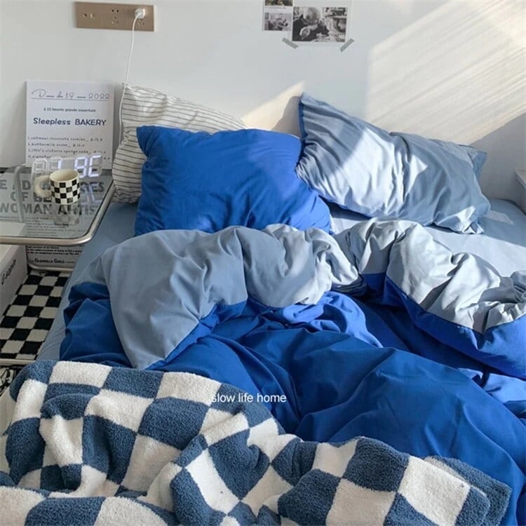 スタイル 4点セット ベッドン シーツ ウォッシュドコットン キルトカバー