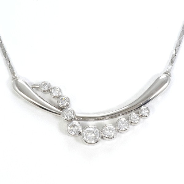 PT900 プラチナ PT850 ネックレス ダイヤ 2.02 SI～Iクラス 鑑別書 中古 239,200円