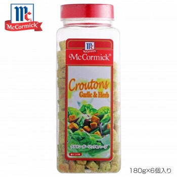 YOUKI ユウキ食品 MC クルトンガーリック＆ハーブ 180gx6個入り 225315