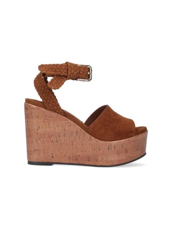 JIMMY CHOO Women Sandals JORI 100 ZKFTAN TOASTY Brown