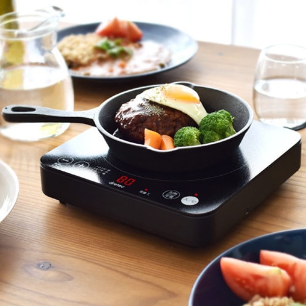 IHコンロ 卓上 1口 IHクッキングヒーター ピッコリーノ ドリテック IH調理器 卓上コンロ コンパクトサイズ IH コンロ 小型 1人用 1人鍋 電磁調理器 調理家電 キッチン家電