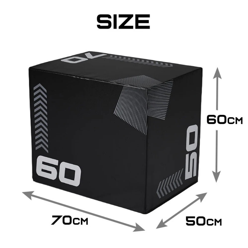 739国内発送-送.料.無.料新品【50×60×70cm】プライオボックス ソフト 昇降台 跳び箱 プライオメトリクス ボックス ジャンプ台 ステップ台 3in1 体幹 トレーニング