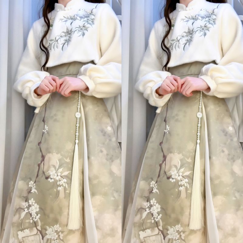 正規品デザイン梨花香り新韓国cos要素上着ワンピース日常セット春